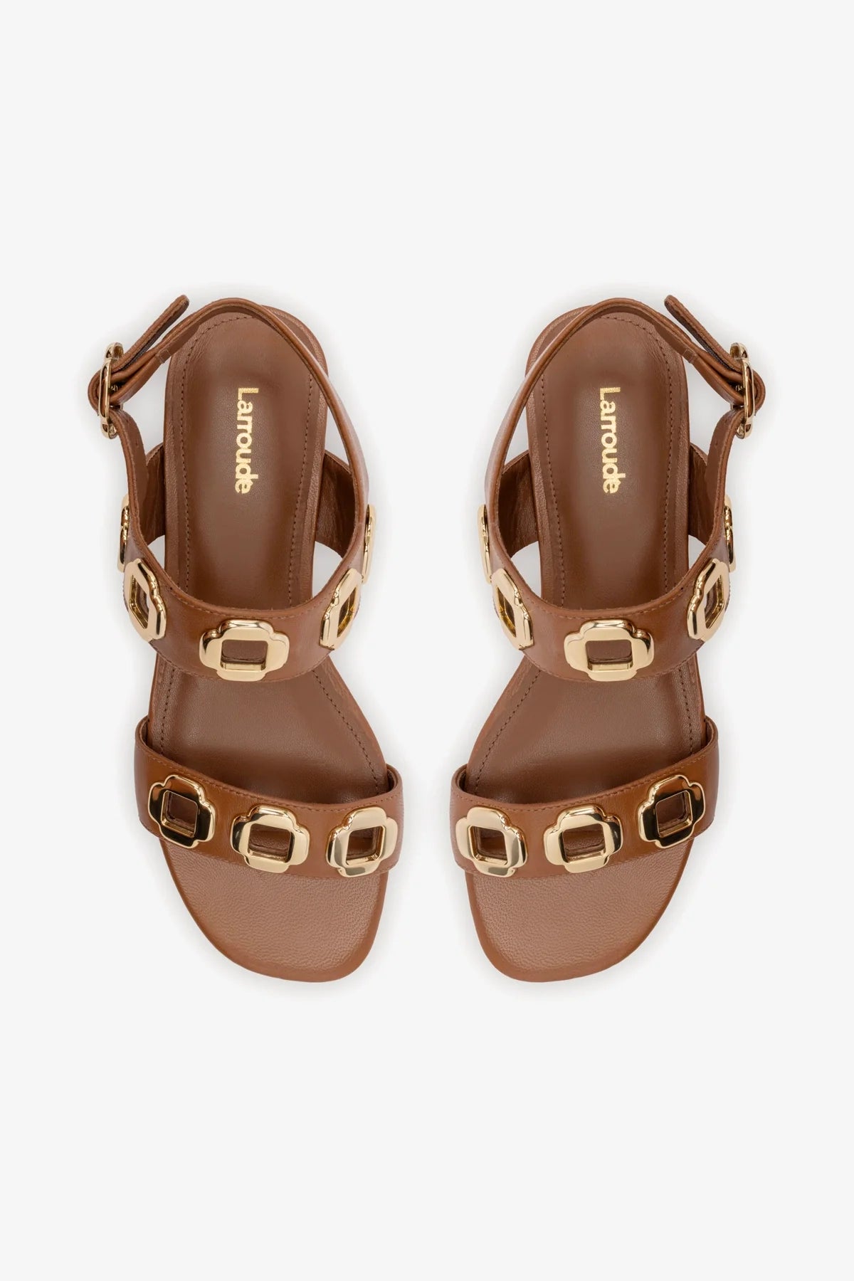 Milan Sandal In Caramel Leather