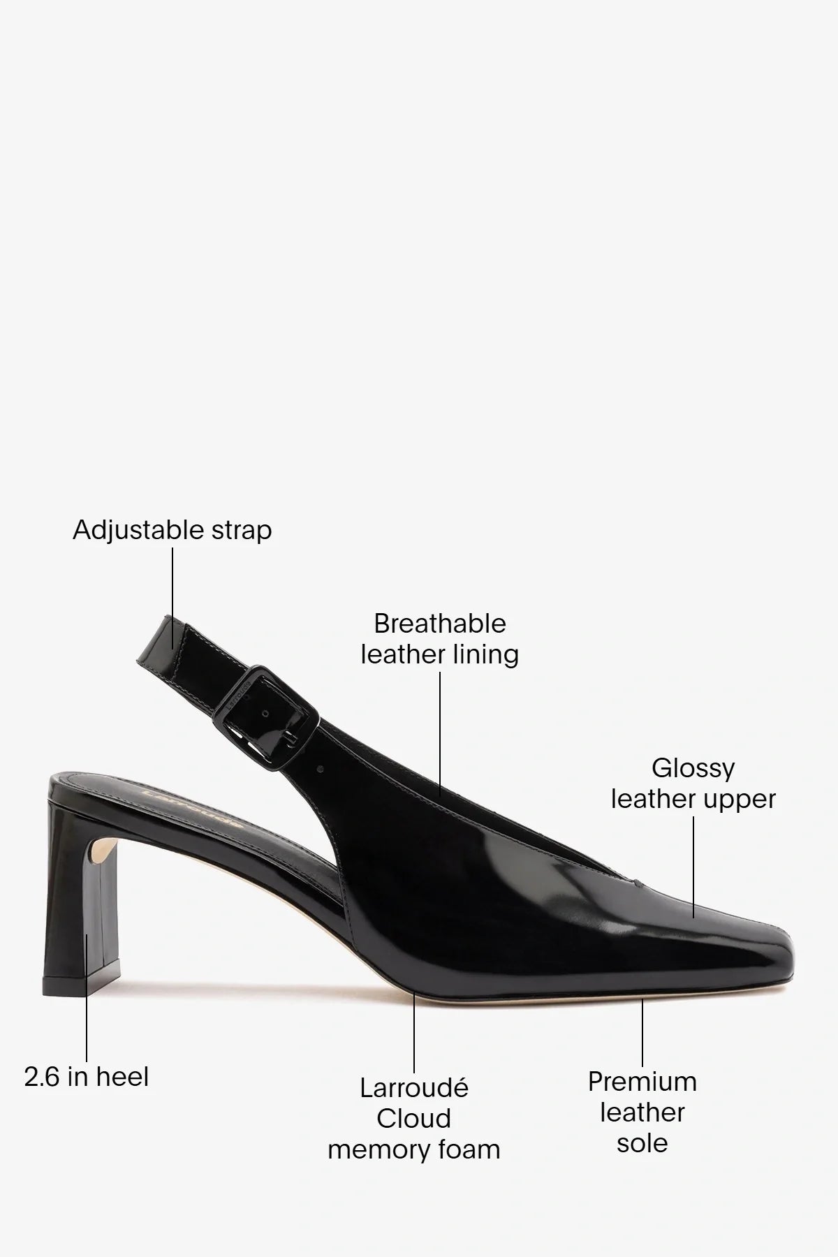 Katie Pump Black Patent Leather