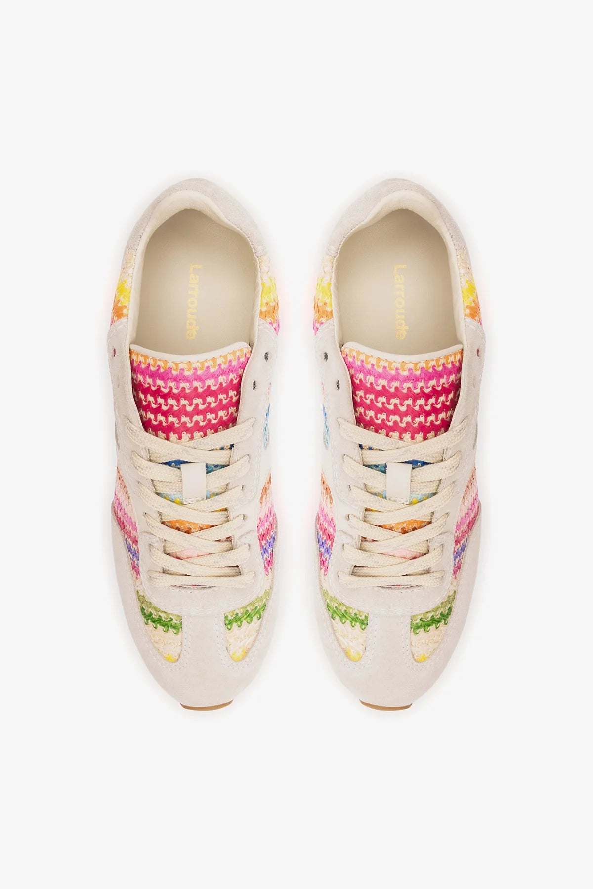 Stella Sneaker Rainbow Raffia