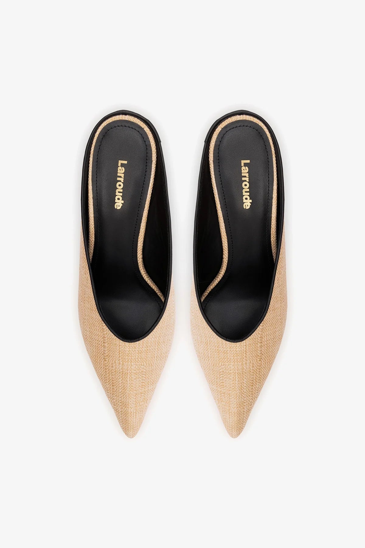 Loulou Mule Beige Raffia