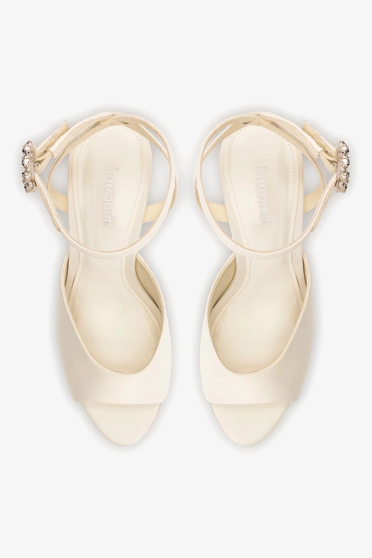 Jasmine Sandal White Satin
