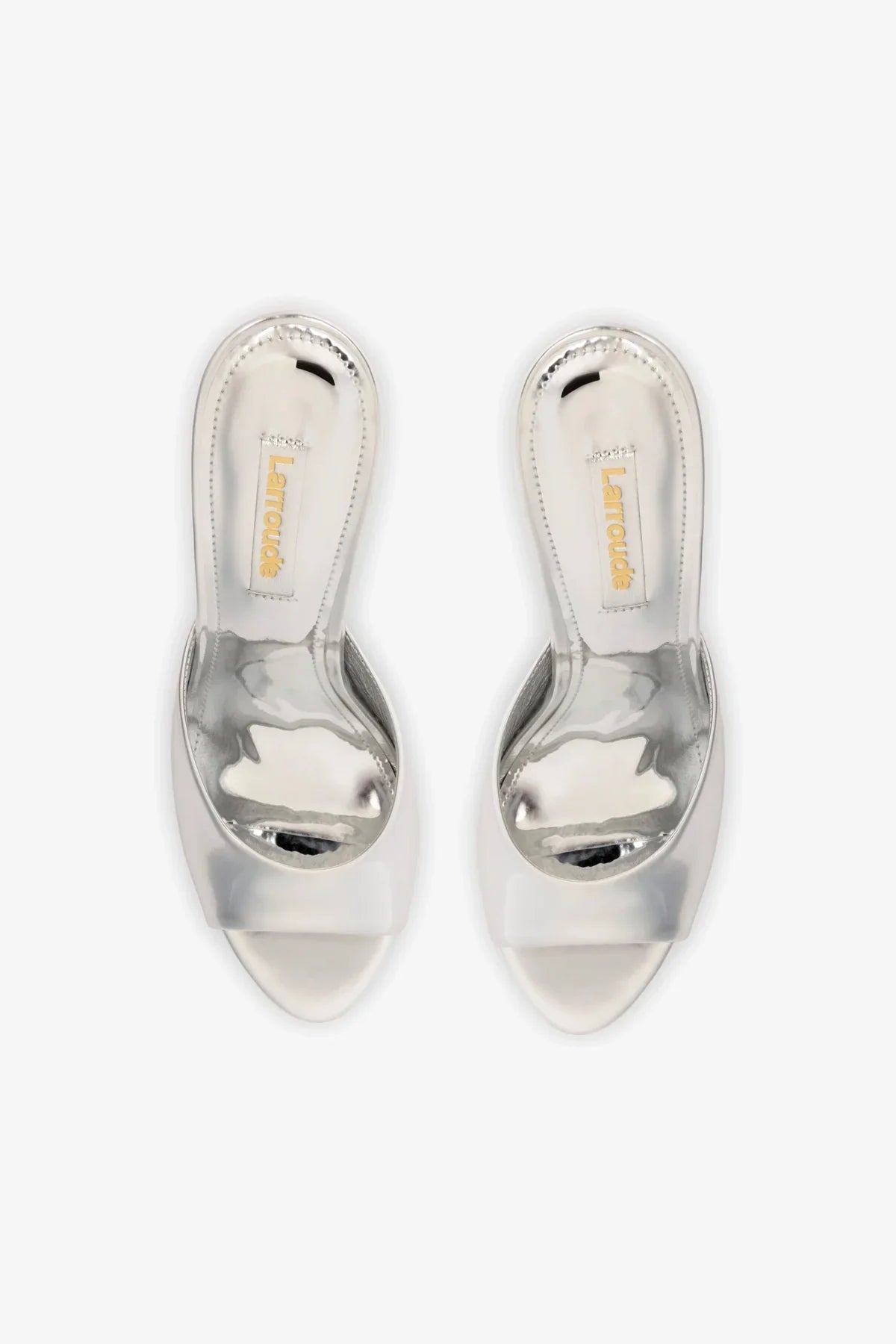 Jasmine Hi Mule In Silver Specchio