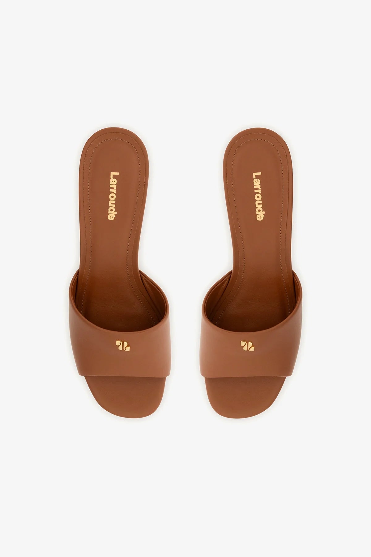 Dolly Low Mule In Caramel Leather