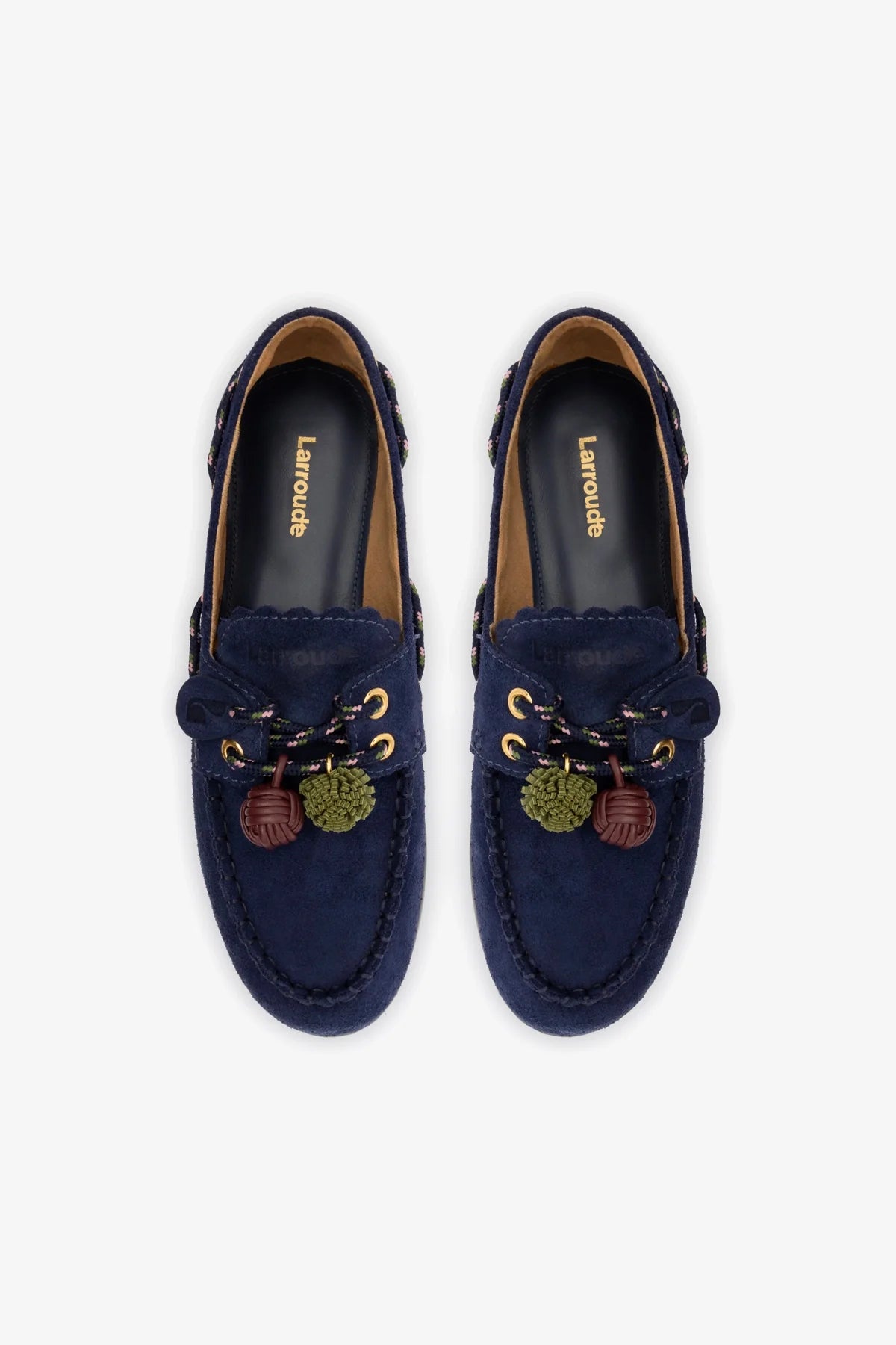 Cyprus Boat Shoe In Navy Suede
