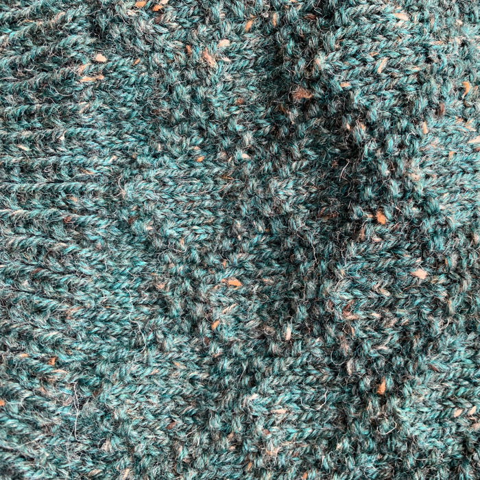 Knitted by Nana Angelique Jumper - Rustic Tweed Evergreen