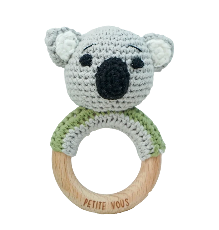 Petite Vous Ozzie Koala Ring Rattle