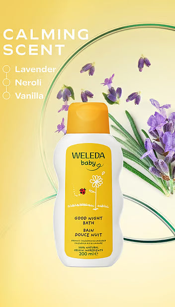 Weleda Goodnight Bath - Organic Calendula and Lavender