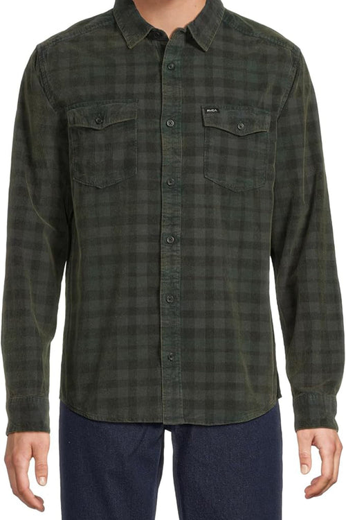 Artifice Cord Long Sleeve Black Wash