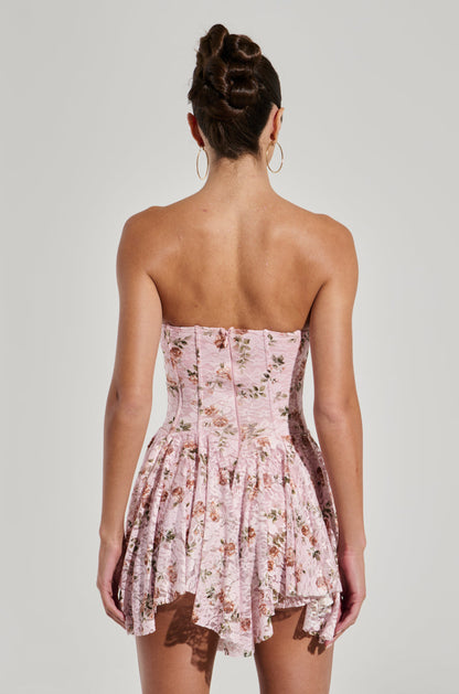 A KEEPER LACE MINI DRESS