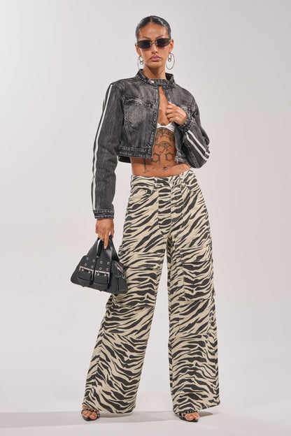 AFTER HOURS DENIM MOTO IN BLACK