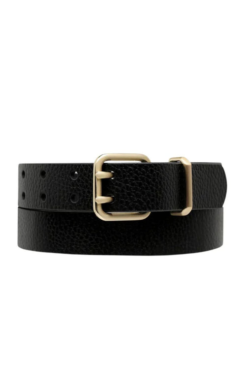 Barely Moving Belt Black Gold