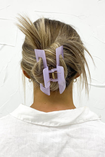 Aubree Claw Clip Lilac