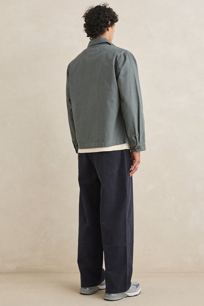 Awake Herringbone Jacket Charcoal