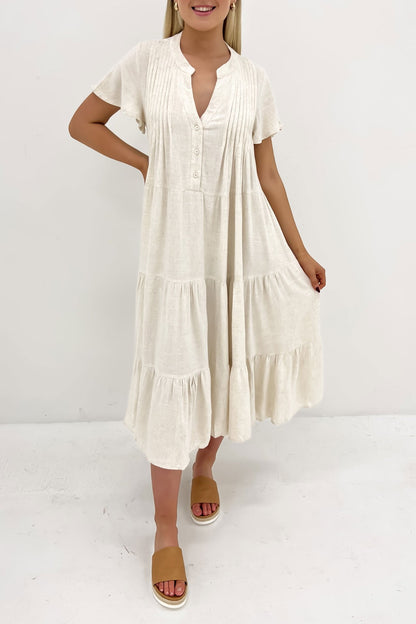 Ayla Midi Dress Beige