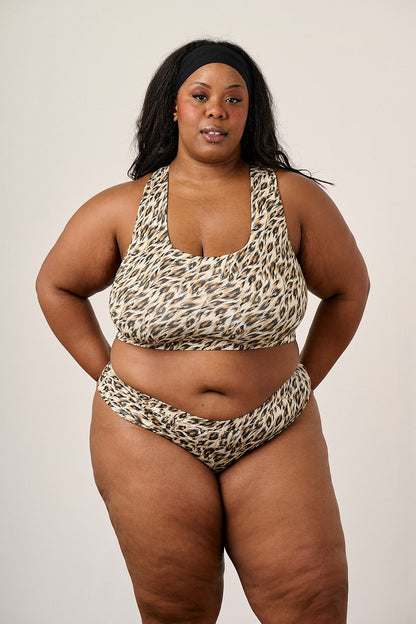 Collette - Viscose Briefs Pant in Leo Swirl