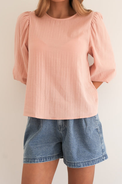 Aria Top Peach