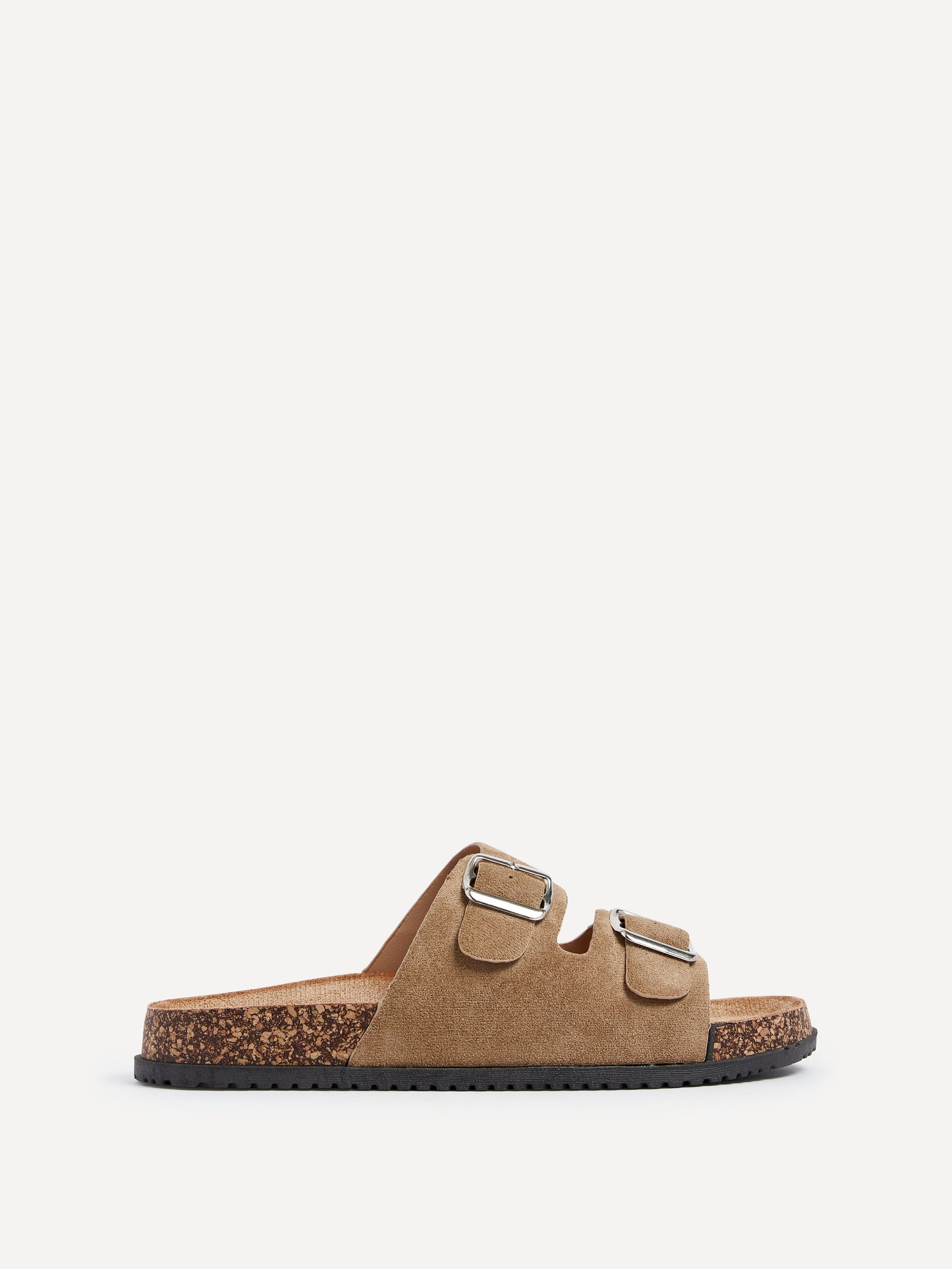 Echo Mocha Double Buckle Sandals