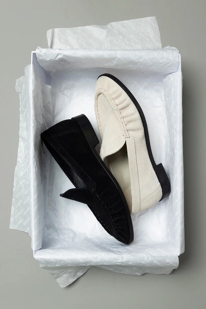 Margaux Loafer In Black Suede