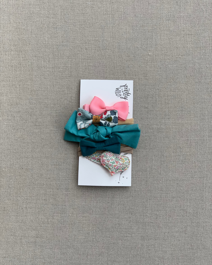Pretty Wild Kids Turquoise Hair Set