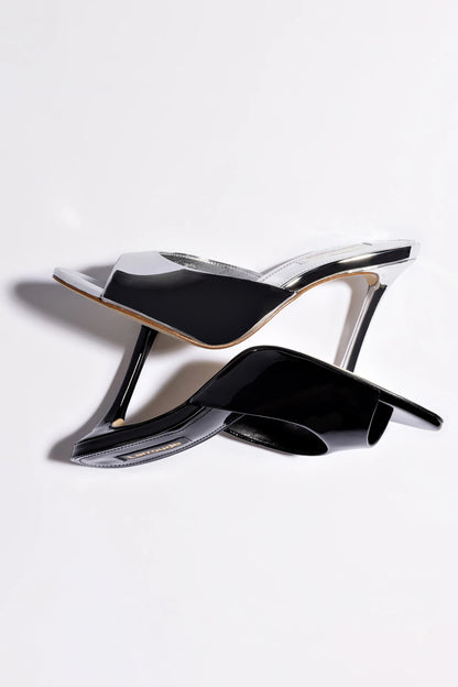 Jasmine Hi Mule In Black Leather
