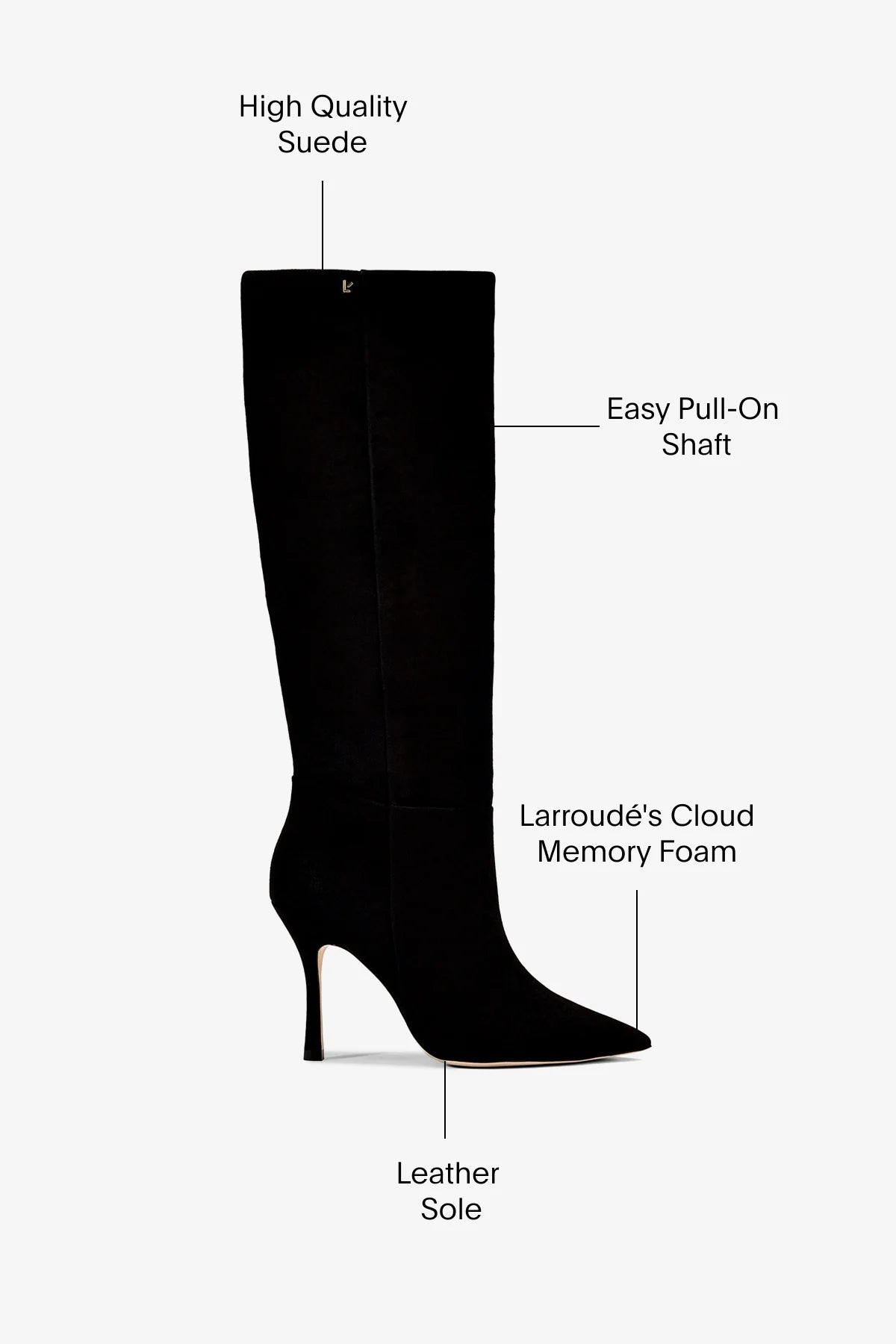 Kate Boot In Black Suede