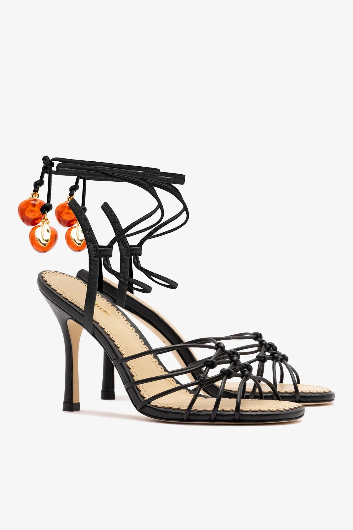 Carmen Sandal Black Leather