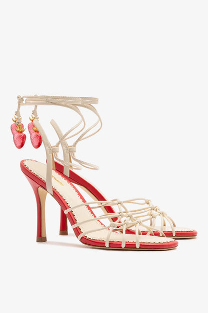 Carmen Sandal Ivory Leather