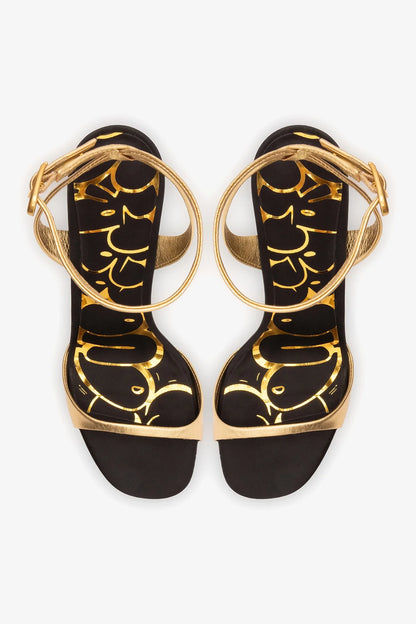 Freya Sandal Gold Leather