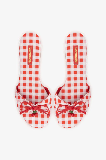 Bardot Flat Scarlet Printed Fabric