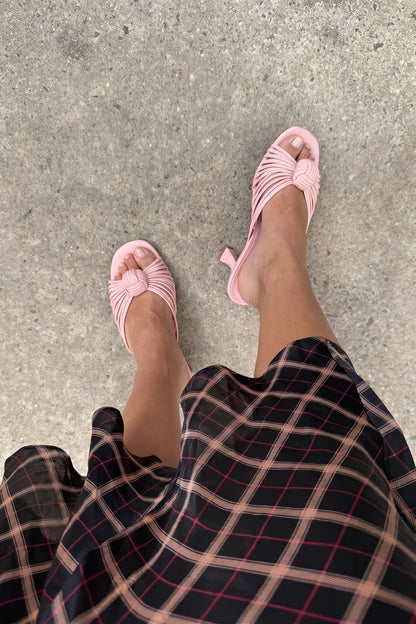 Valerie Mule Tulip Leather