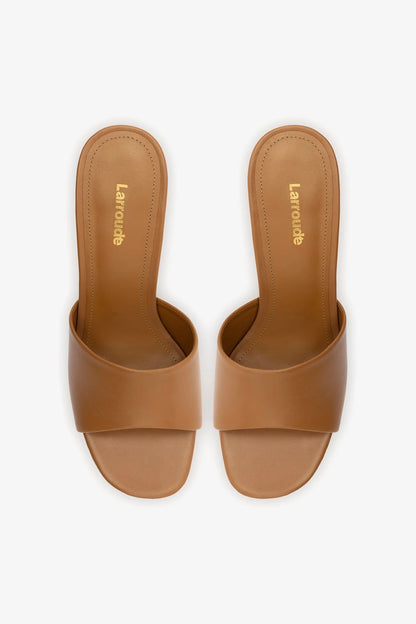 Dolly Mule Caramel Leather