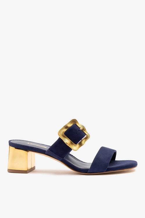 Maria Sandal Navy Suede