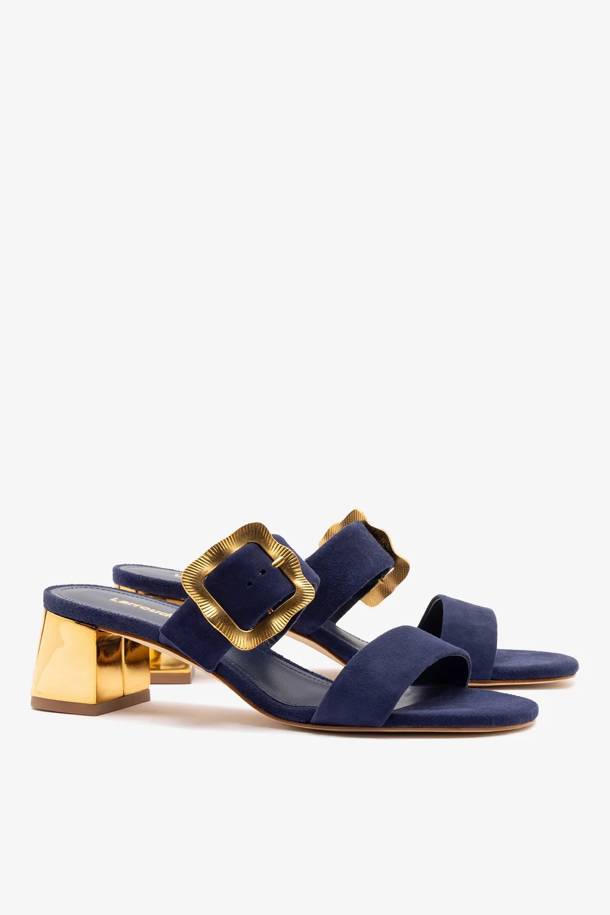 Maria Sandal Navy Suede