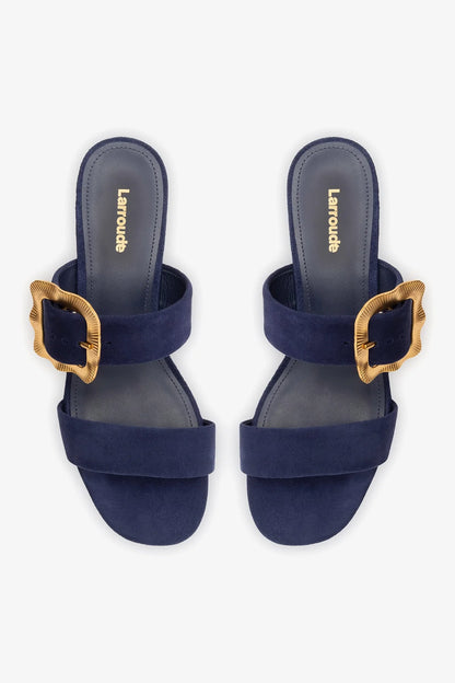 Maria Sandal Navy Suede