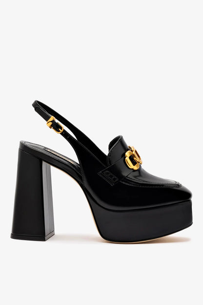 Harrington Loafer Hi In Black Box Leather