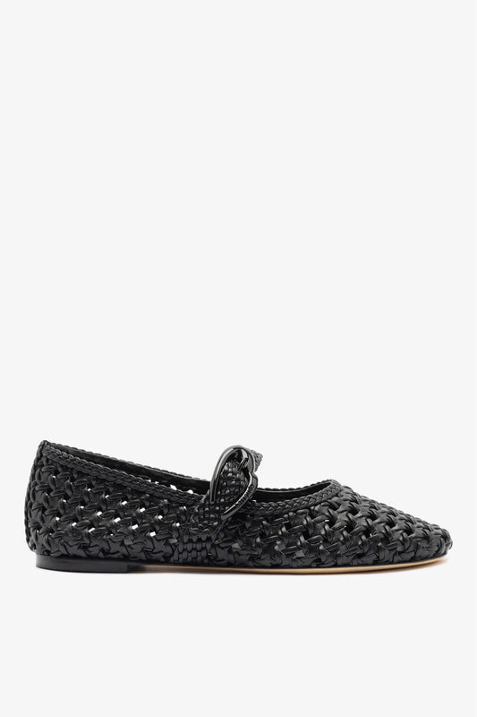Verona New Macrame In Black Leather
