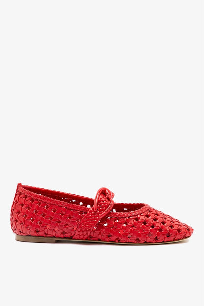 Verona New Macrame In Scarlet Leather