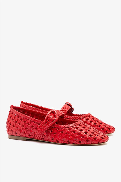 Verona New Macrame In Scarlet Leather