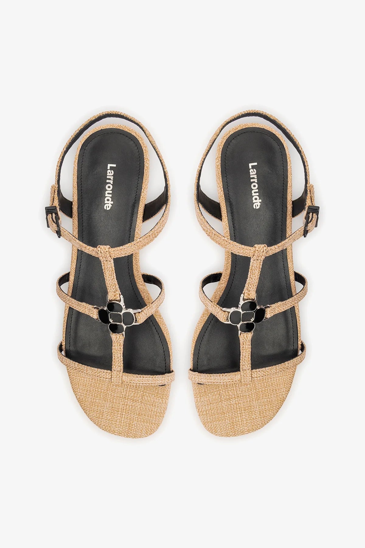 Hana Flat Sandal Beige Raffia