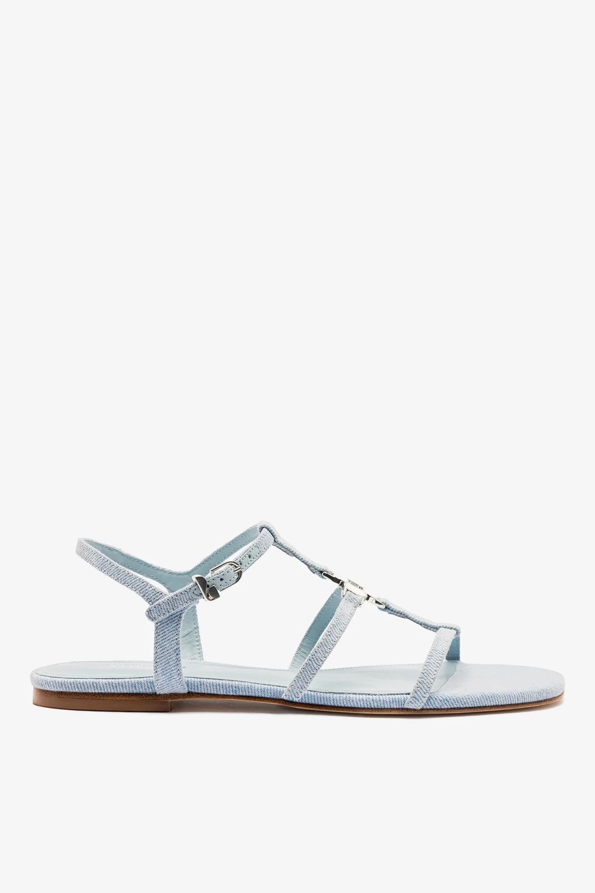 Hana Flat Sandal Maya Denim