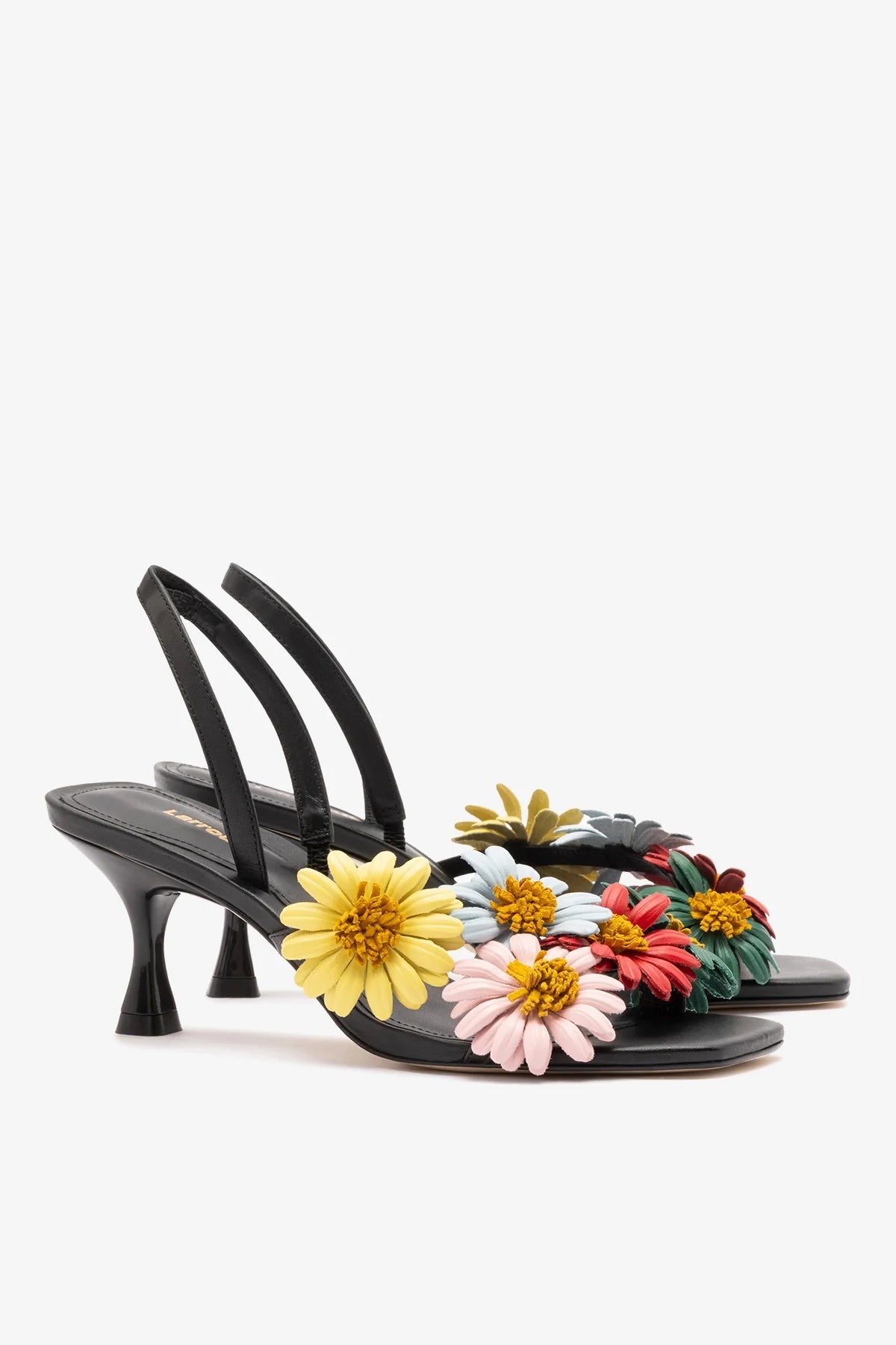 Fiore Sandal Black Leather