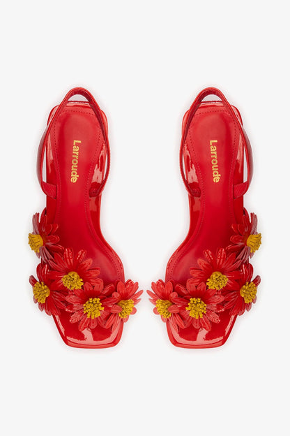 Fiore Sandal Scarlet Patent Leather