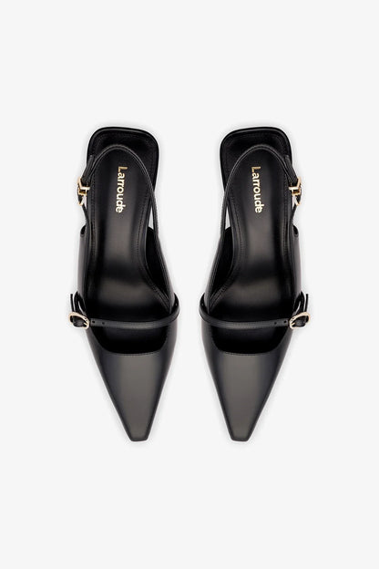 Ines Pump In Black Leather