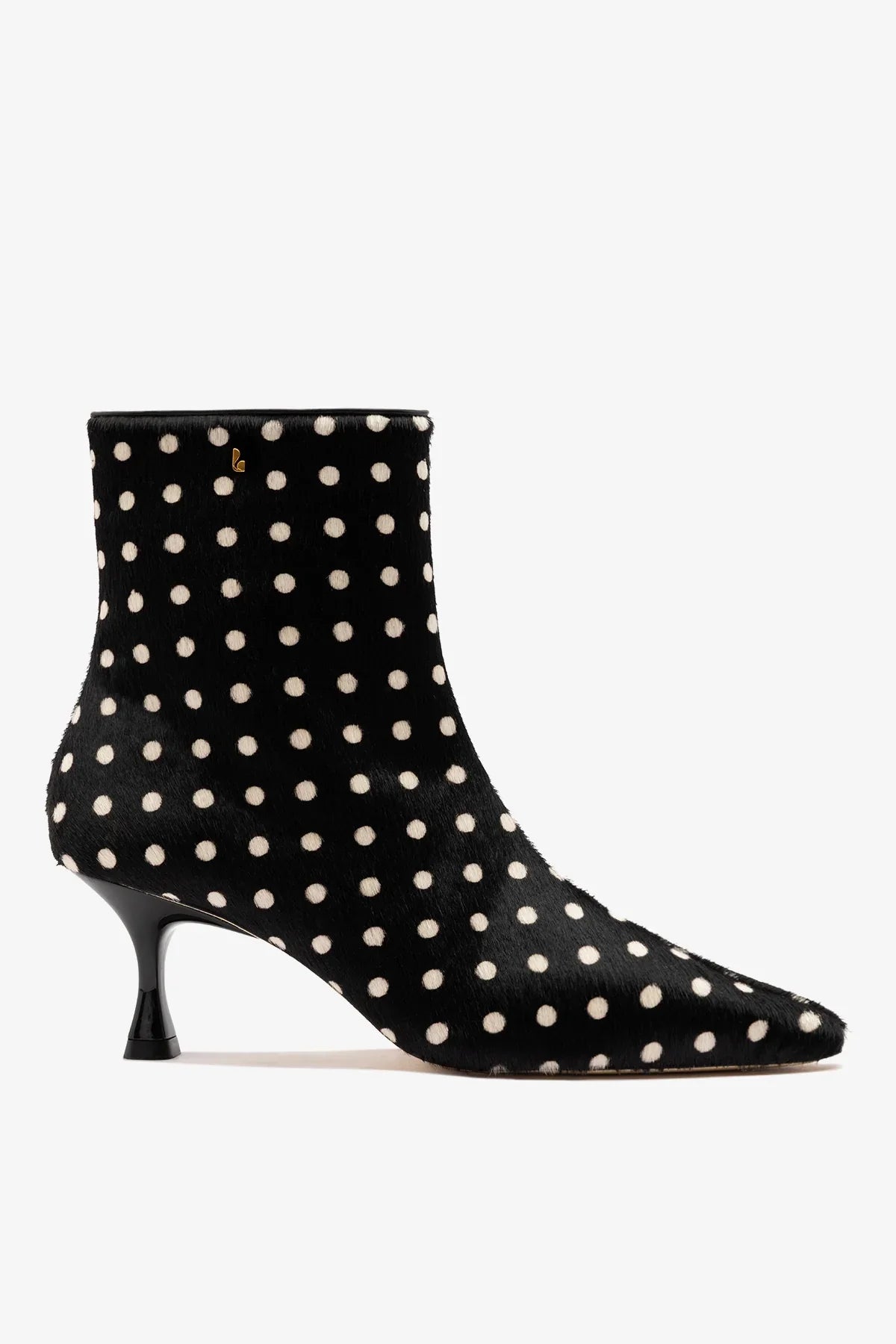 Ines Boot Black Printed Hair Leather