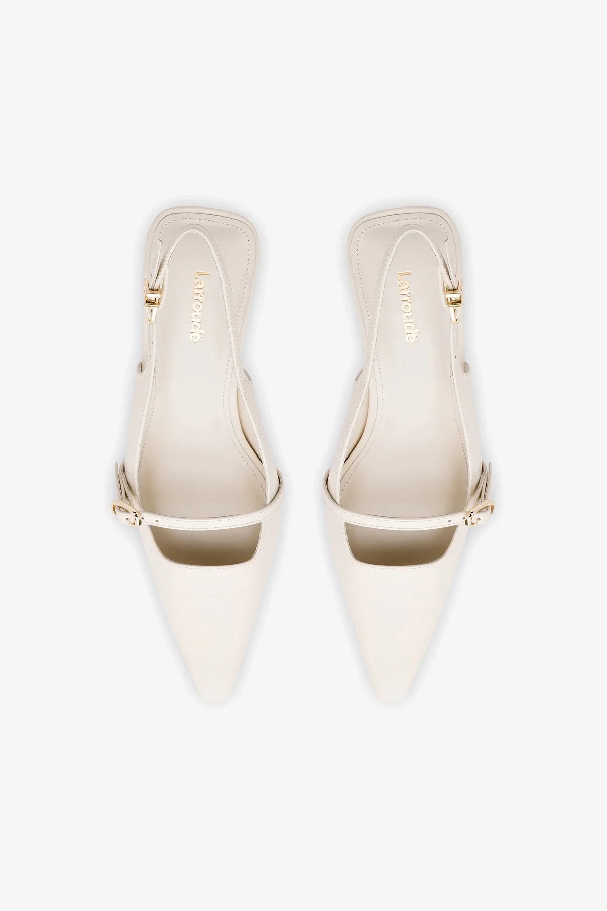Ines Pump In Ivory Leather