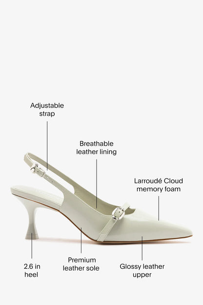 Ines Pump Gray Leather