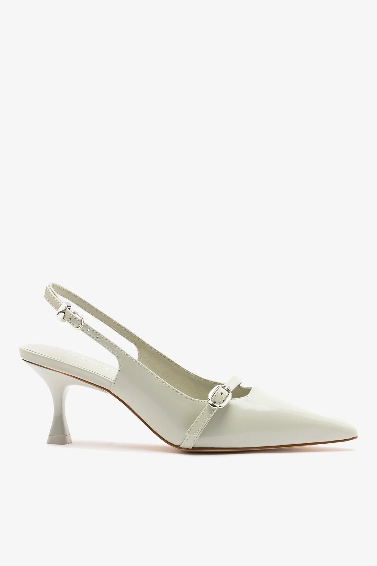 Ines Pump Gray Leather