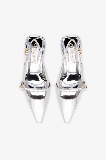 Ines Pump In Silver Specchio