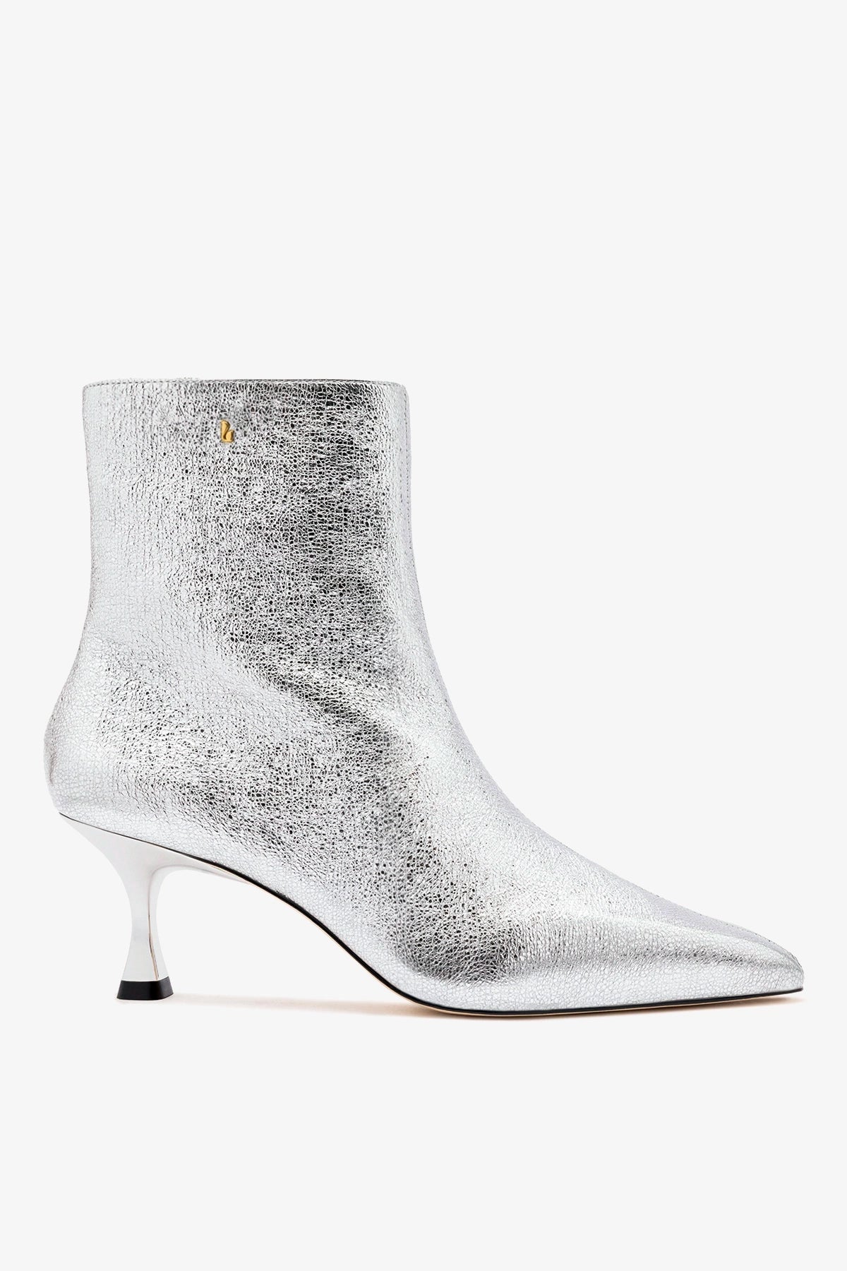 Ines Boot Silver Leather