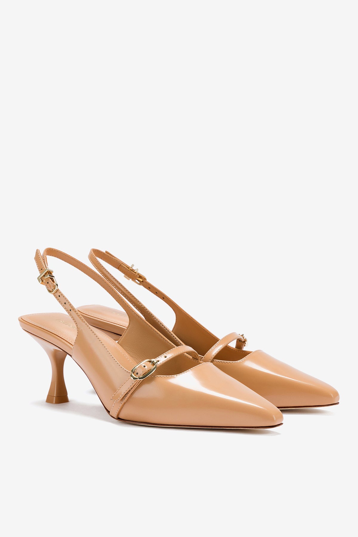 Ines Pump In Tan Leather